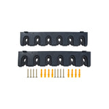 Wall Mounted 6-Rod Storage Rack Fishing Pole Display Holder Horizontal Style