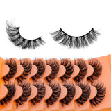 28 Pairs Full Volume False Eyelashes Natural Cat Eye Look