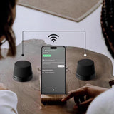 2-in-1 Portable Bluetooth Speaker and Phone Stand Gift for Birthday Christmas Black