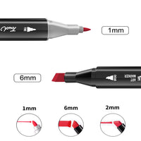 Colourful Art Markers Pens Dual Tips Markers Set with Base