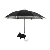 Phone Umbrella Suction Cup Stand Outdoor Phone Shade Cover Black