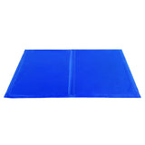 Polyester Gel Cooling Sleeping Pad for Dogs Cats Blue 6 Sizes