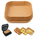 100 PCS Square Air Fryer Paper Liners for 5 to 8Qt Baskets