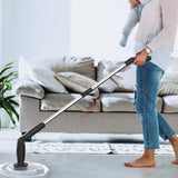 Long Handle Electric Spin Scrubber with 4 Adjustable Angles and 8 Brush Heads