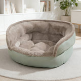Soft Dog Bed with Anti-Slip Indoor Bed for Small Dogs Cat Green