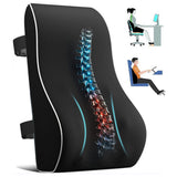 Memory Foam Cushion with Breathable Mesh Cover for Car and Chair