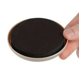 8PCS Furniture Sliders Reusable Pads for Floors Off-White