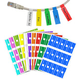 900 PCS Network Fiber Cable Self-adhesive Label sticker for Network Power Cord