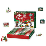 Advent Calendar Christmas Train Building Block Set – Holiday Countdown Toy