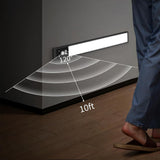 24 cm Rechargeable LED Motion Sensor Under Cabinet Light with Digital Display Timer