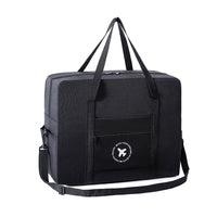 Foldable Travel Bag Large Capacity Sports Shoulder Bag Trip Boarding Bag Black