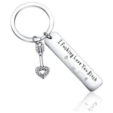 Best Friend Keychain Stainless Steel Key Chain for Friendship Gifts