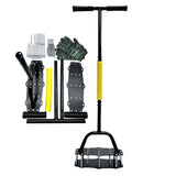 Lawn Aerator with 18 Steel Tines Manual Lawn Aerator Tool for Garden