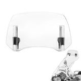 Universal Adjustable Motorcycle Windshield Extension – Clip-On Windscreen Deflector