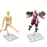 5Pcs Action Figure Display Stand Poseable Flight Display Stand Model Bracket
