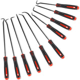 10PCS Alloy Steel Automotive Oil Seal Hook Pullers with Protective Sleeves Style 1