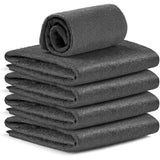 5 PCS Thick Streak Free Cleaning Cloths for Auto Windows Glass Mirrors
