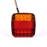 2 PCS 12V LED Trailer Tail Lights with Brake Turn and Tail Functions