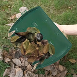 Pair of Leaf Grass Scoops Hand Pickup Garden Rakes Army Green