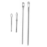 4 PCS Stainless Steel Drawstring Threader Tool Set for Clothing Bags