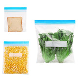 70 PCS Double Zipper Seal Reusable Freezer and Food Storage Bags