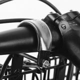 Bicycle Basket Front & Rear Hanging Storage Rack for Mountain Bike Black