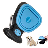 Handheld Foldable Pet Pooper Scooper – Easy Poop Pickup and Cleaner Blue
