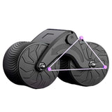 Ab Roller Wheel with Phone Holder Abdominal Exerciser Fitness Equipment