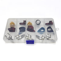 15PCS Finger Pick Set for Guitar – Includes 15-Grid Storage Case Box