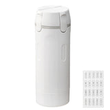 4 in 1 Travel Bottles Dispenser for Shampoo Lotion White