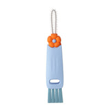 3 in 1 Cup Lid Cleaning Brush Crevice Cleaning Brush for Bottle Gap Tight Spaces Cup Blue