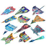 2 Set 3D Origami Paper Airplane Kit 12 Designs 36 Sheets