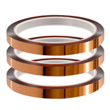 3 Rolls 10 mm Heat Tape for Sublimation Transfer Heat Resistant Press