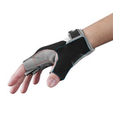 1 Pair Cycling Half Finger Bike Gloves with Anti-Slip Pad for Unisex Black