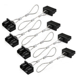 8pcs Dust Cap Black Plug Cover Style Connectors 50AMP Battery Caravan