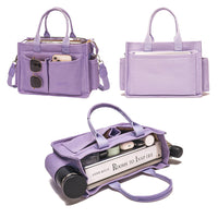 Large Canvas Tote Bag for Women Laptop Work Book Bags Crossbody Handbag Shoulder Travel Gym Bag Purple