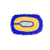 3 Section Car Wash Brush Telescopic with 15 Degree Bent Handle Blue
