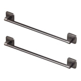 2PCS 60cm Self-Adhesive Towel Holder for Bathroom Home Decor