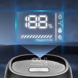 Electric Head Shaver for Bald Grooming Smooth Razor with LED Display Black