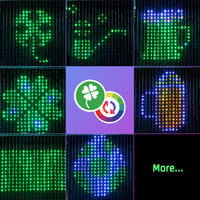 Smart Curtain Lights – 400 LEDs Color-Changing Dynamic DIY Light String with Music Sync Style 2