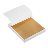100Pcs Gilding Gold Silver Leaf Sheet Book Foil Paper Decorating Art Craft Gold