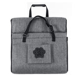 Foldable Pet Auto Seat  Pad Water-resistant for Small Medium Dogs Gray