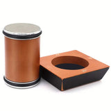 Four Angle Knife Sharpener Kit Rolling with 6 Diamond Discs Angle Guide Brown