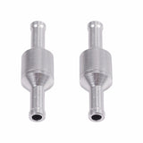 2 PCS One Way Non Return Check Valve for Fuel Petrol Diesel Small
