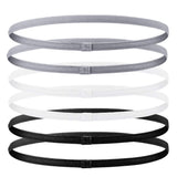 6 PCS Slim Elastic Sport Headbands Thin Strechy Hairbands Men Women Gym Football