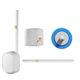Toilet Bowl Cleaning Brush with 30 Replacement Cleaner Heads Toilet Cleaning Wand with Wall Mount Holder