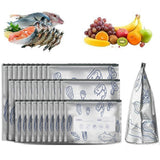 30 Pack Reusable Aluminum Foil-Free Freezer Bags – Food Storage Pouches