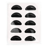 25 Pairs Silicone Nose Pads Anti-Slip Stick On Eyeglasses Sunglasses Spectacles Black