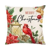 4Pcs Printed Throw Pillow Covers Dwarf Bird Cushion Case for Couch Sofa Decor