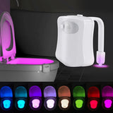 LED Motion-Activated Toilet Night Light with Seat Sensor for Bathroom Use Style 1